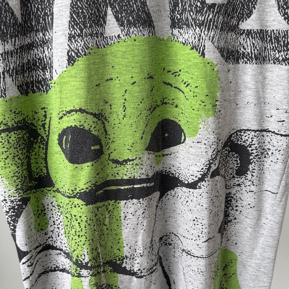 STAR WARS Grogu Graphic T Shirt | Men’s Small | Grey - Picture 4 of 7